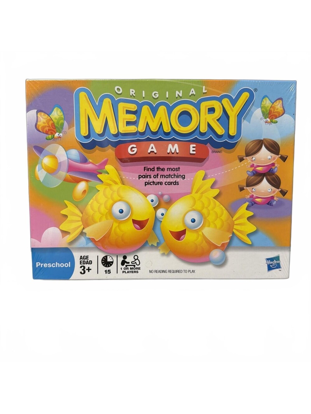 Original Memory Game Milton Bradley Hasbro 2010 Brand New Sealed Preschool Fun